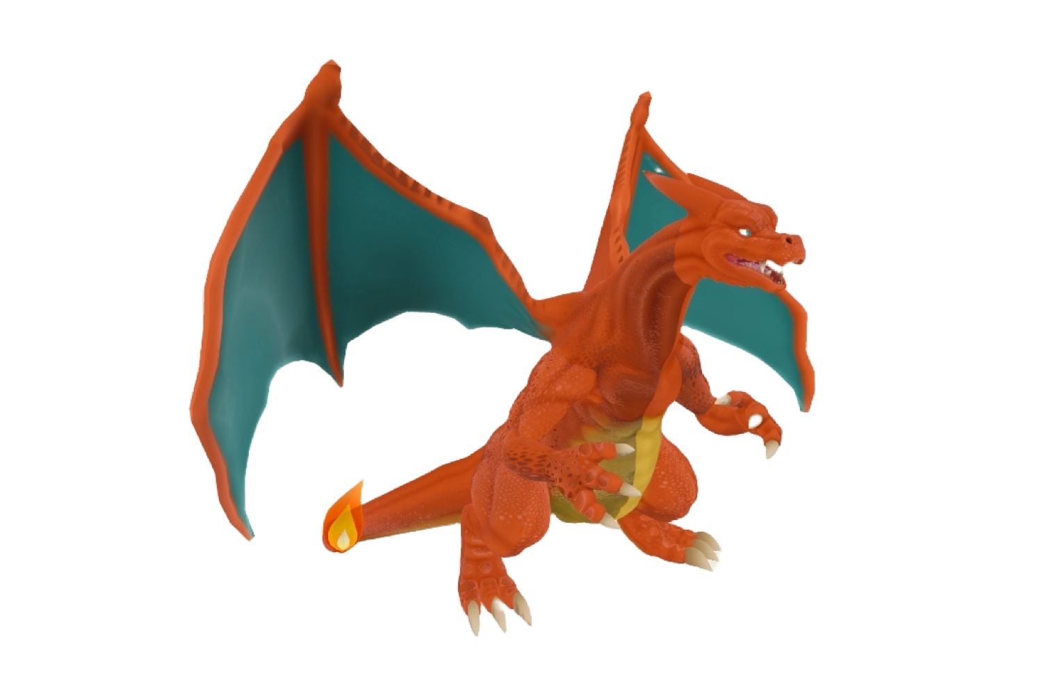 准备战斗的喷火龙